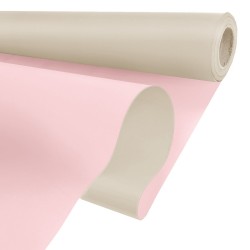 Rouleau polypro Duo Mat crème et rose