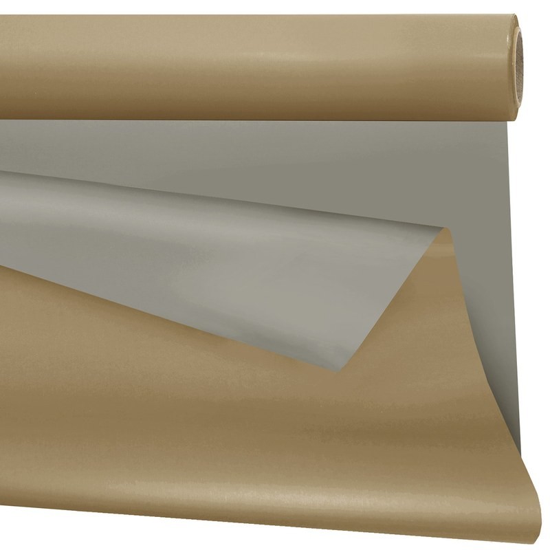 Rouleau polypro Duo Mat taupe et gris