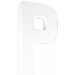 Lettre "P" en carton
