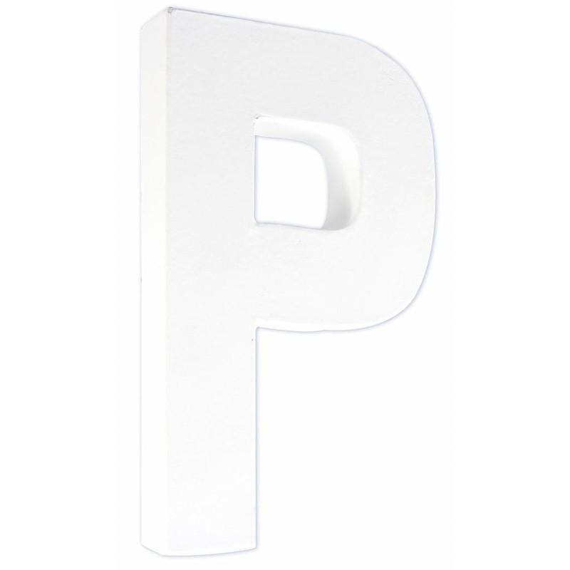 Lettre "P" en carton