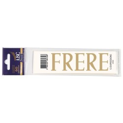 Mot Décalcomanie pour Ruban Mortuaire "FRERE"