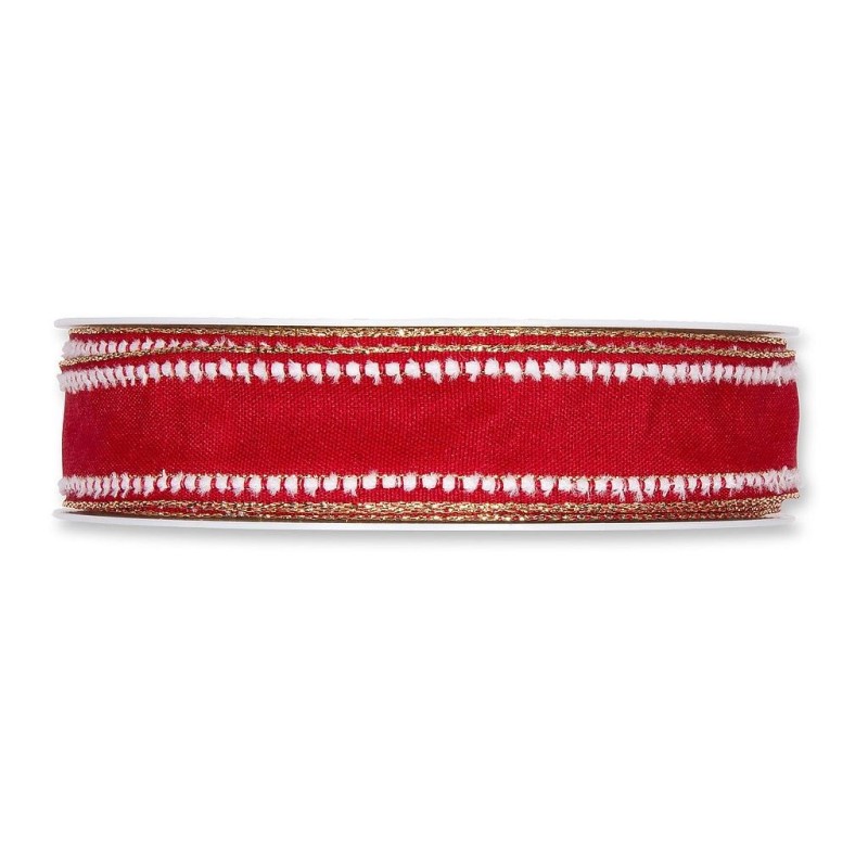 RUBAN DECO ROUGE _18m