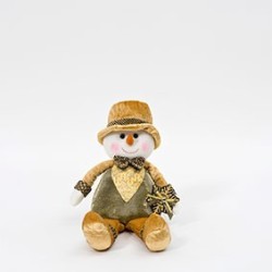 Bonhomme de neige assis 48 cm