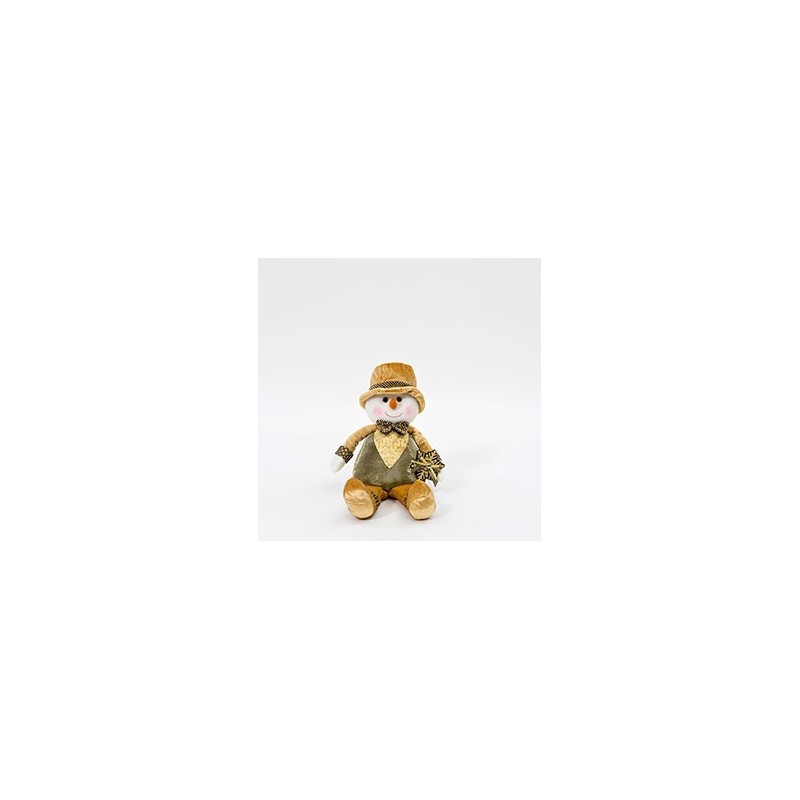 Bonhomme de neige assis 48 cm