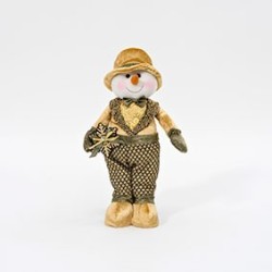 Bonhomme de neige or 40 cm