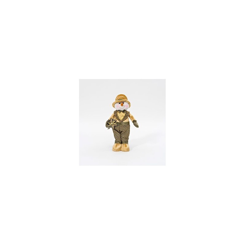 Bonhomme de neige or 40 cm