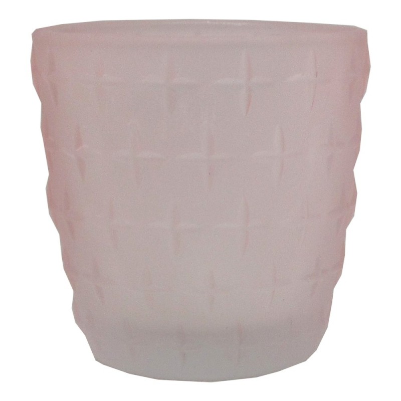 Photophore en verre Rose ø7,4cm H7,3cm