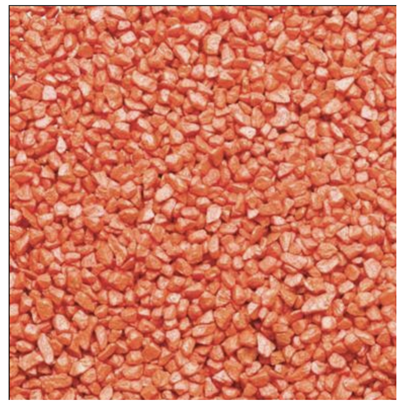 Gravier orange corail  2-5mm Seau de 3kg