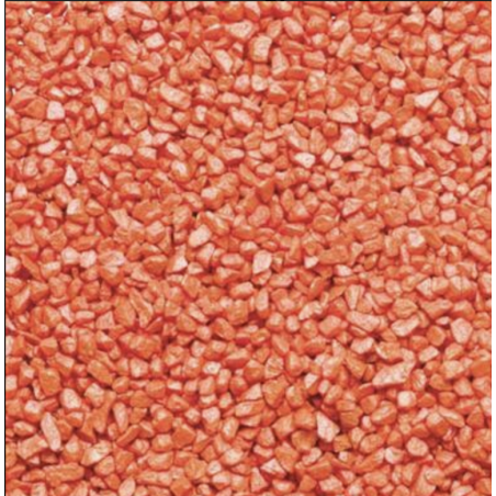 Gravier orange corail  2-5mm Seau de 3kg