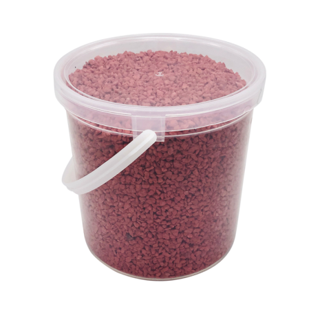 Gravier rouge carmin  2-5mm Seau de 3kg