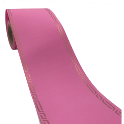 Ruban deuil 75mm x45m Rose