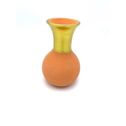 Vase en Terre cuite et or ø9 cm
