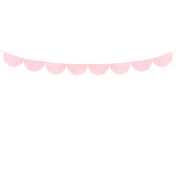 Guirlande en papier rose 3 mètres par 1 pièce