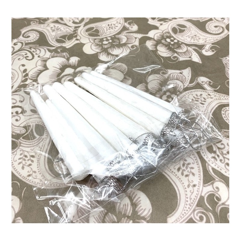 Stalactite en polystyrène 11cm en sachet de 10 pièces