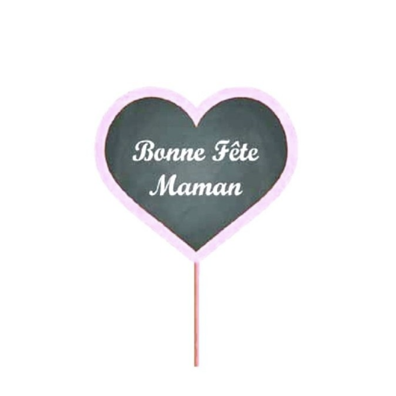 Pic Cœur en Bois | Grossiste Fleuriste | Qualité Prix