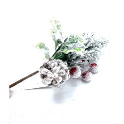 Fleurs artificielles de noël | Grossiste fleurs | Pomme de pin