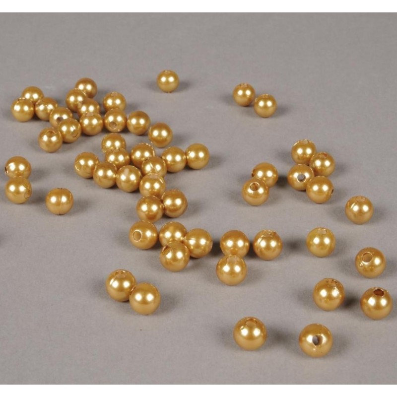 Perles Or Oasis 8 mm x 144 Pièces