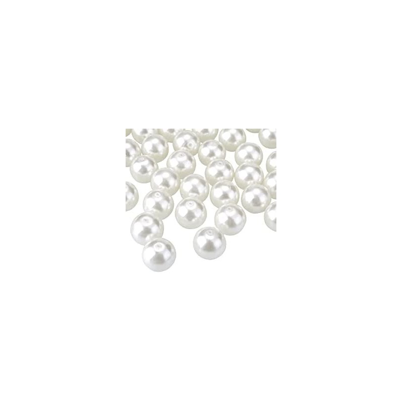 Perles 20mm x 12 Pièces Blanc
