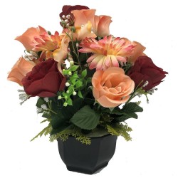 Coupe ronde funéraire | Grossiste fleuriste | Artisanat Français