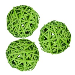 Boule en Osier "Brunch Ball" Vert