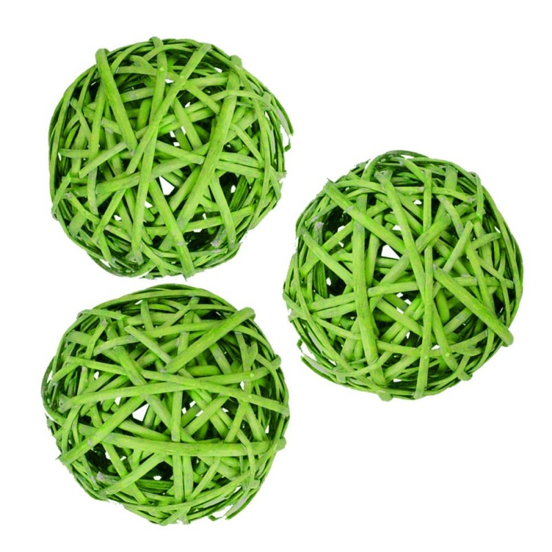 Boule en Osier "Brunch Ball" Vert