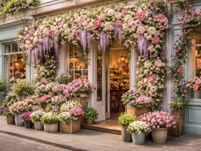 T'es fleuriste et tu n'as pas ta façade fleurie ? 